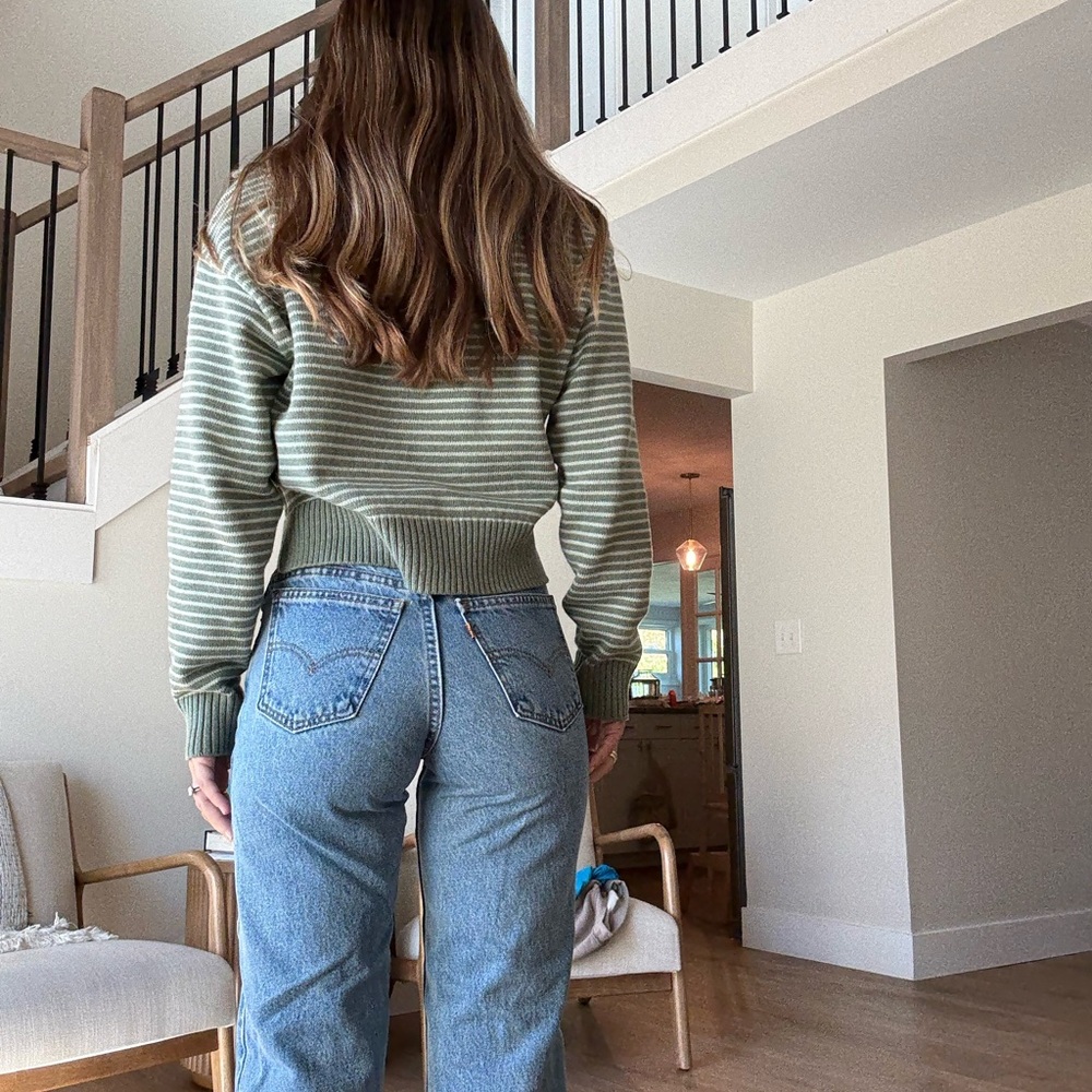 Levi's student orange tab 80s Straight Leg Jeans - Picture 2 of 8